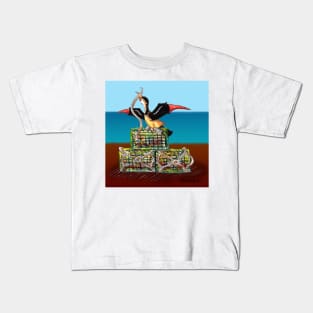 Lobster Haul (At the Docks) Kids T-Shirt